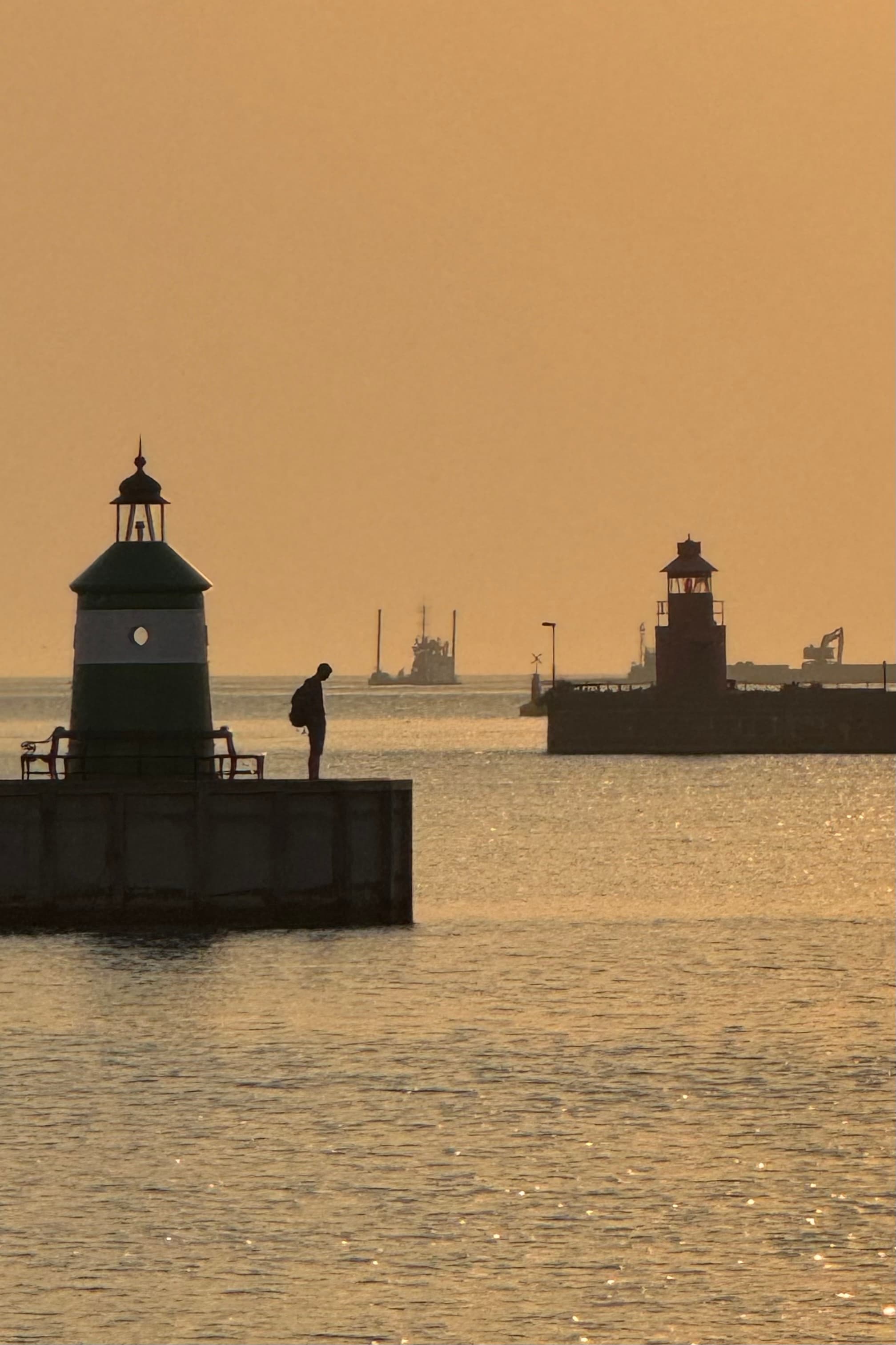 The City's Heartbeat in Silhouette